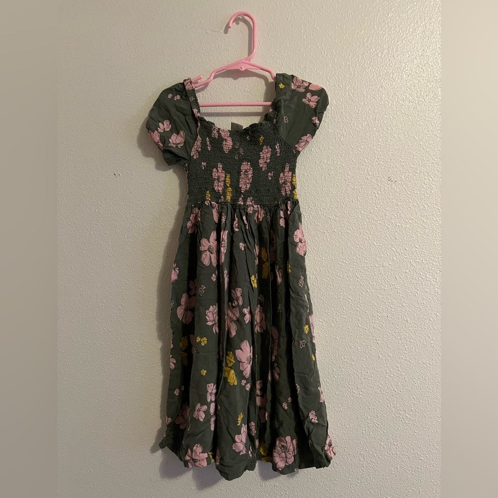 Moss Green Dress Carters size 4-5